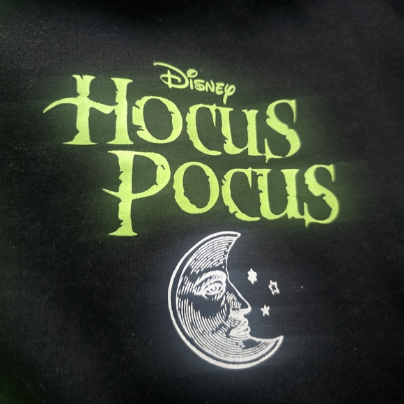 Disney Hocus Pocus Black Hoodie with Neon Green Accents - Picture 2 of 9